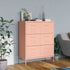 Lady Jillian -  Drawer Cabinet Pink 80x35x101,5 cm Steel